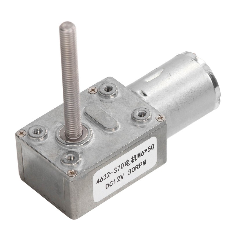 30RPM DC Geared Motor Self Locking Ability Great Adaptation Worm