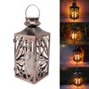 LED Solar Lantern Outdoor Hanging Hollow Out Butterfly Solar Light