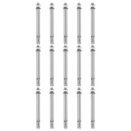 DTGN M8 x 120 Hex Expansion Bolts - 15Pack - Good for Concrete Dry Brick Block Walls - 304 Stainless Steel - Silver