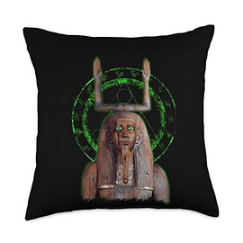 Heka Egyptian God of Magic Throw Pillow