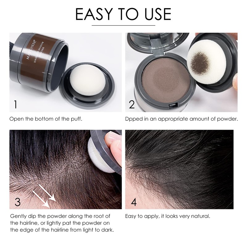 FREEORR Root Touch Up Powder - Hairline Shadow for Thinning