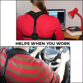 Perfect Posture Adjustable Posture Corrector - Ergonomic Back Brace for Support and Alignment