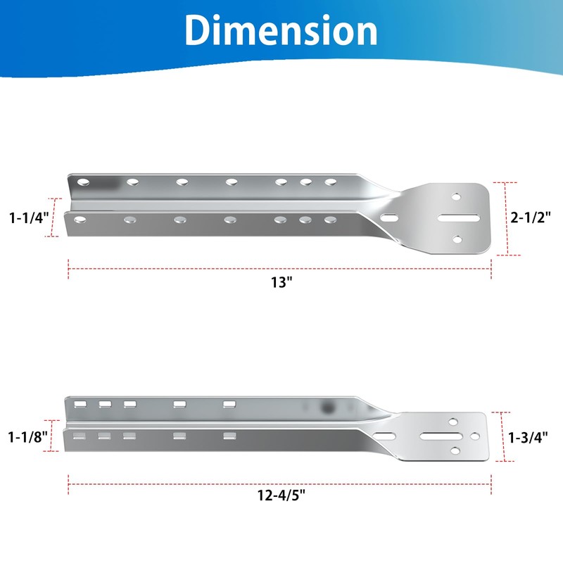 FOROIRON 2 Pack Garage Door Opener Reinforcement Bracket, Adjustable to