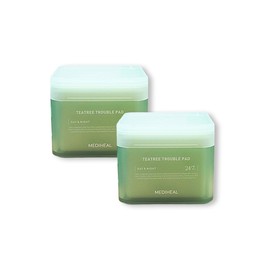 Mediheal Tea Tree Trouble Pads 100 sheets + 100 sheets (refill) / 메디힐 티트리 트러블 패드 100매+100매(리필)