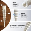 Haespot White 12PCS Stripped Screw Hole Repair Anchor, Door Hinge
