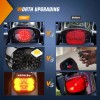 Nilight LED Tail Light Motorcycle Brake Turn Signal Driving LED