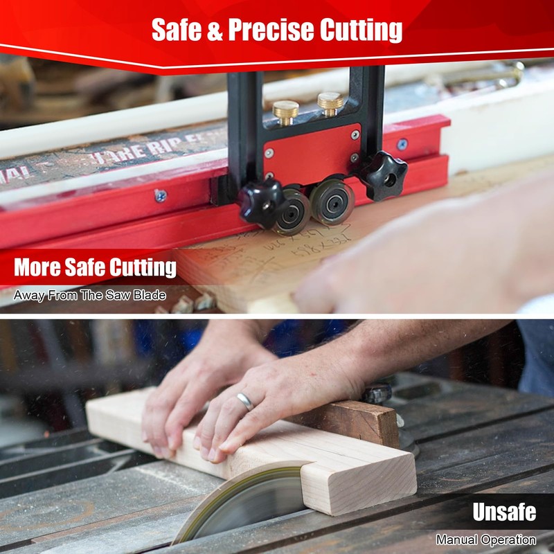 Table Saw Storage Roll, Feather Board Saw Table Pressing Aids