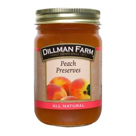 Dillman Farm Peach Preserves, 16oz (Pack of 6)