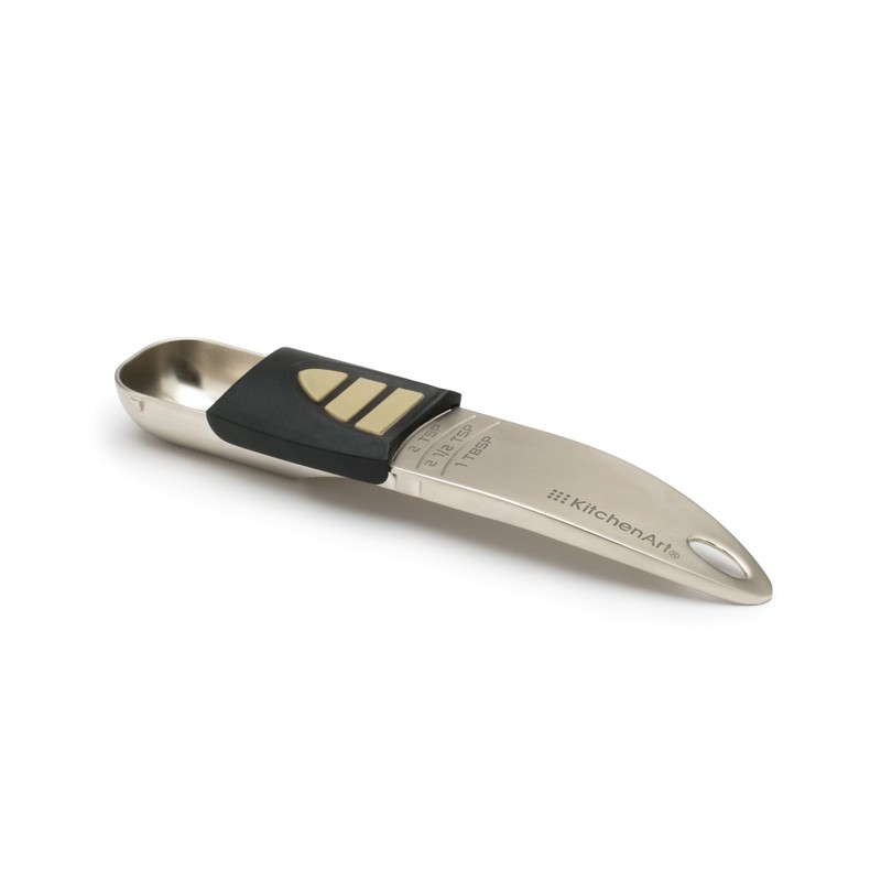 KitchenArt Professional Series Tablespoon, Champagne Satin Measuring Spoon, Adjustable from