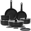 SODAY 17 Pcs Pots and Pans Set Non Stick, Cookware