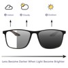 CLASAGA Progressive Multifocal Reading Glasses for Men Photochromic Gray Sunglasses
