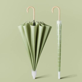 Kiuiom Umbrella Retractable Waterproof Cover, Telescopic Umbrella Cover, Umbrella Storage Case, Retractable, Waterproof, Drip-Free Cover, Transparent, White