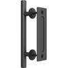 WOLFBIRD Sliding Barn Door Handle 30cm Pull and Flush Set