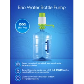 Brio Universal Manual Drinking Water Pump (Green)