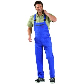 Planam Size 50 Men's MG 290 Dungarees Cornflower Blue Model 0630