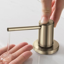 KRAUS Kitchen Soap and Lotion Dispenser in Spot-Free Antique Champagne Bronze, KSD-43SFACB