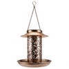 Solar Bird Feeder Solar Powered Garden Light Portable Hanging Hollow