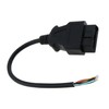 MEETOOT OBD2 Diagnostic Extension Wire OBD2 Pigtail Male Connector to