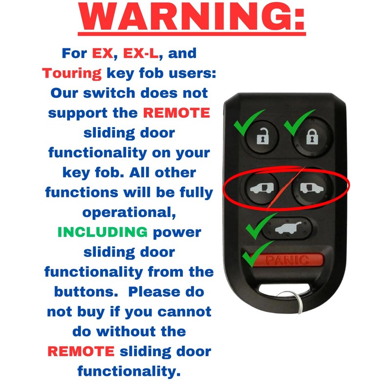 SWITCHDOCTOR Window Master Switch for 2005-2010 Honda Odyssey (Van, 35750-SHJ-305)