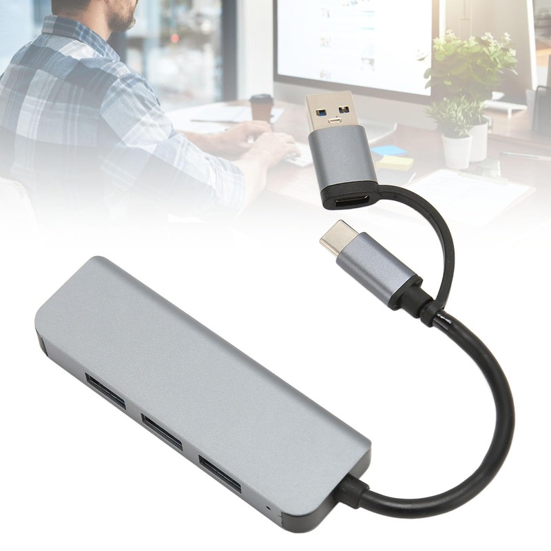 Vikye USB Hub, 4 in 1 5Gbps USB C to