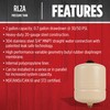Red Lion RL2A - 2-Gallon Inline Pre-Charged Pressure Tank for