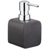 Kleine Wolke Stoneware Cubic Soap Dispenser, Anthracite