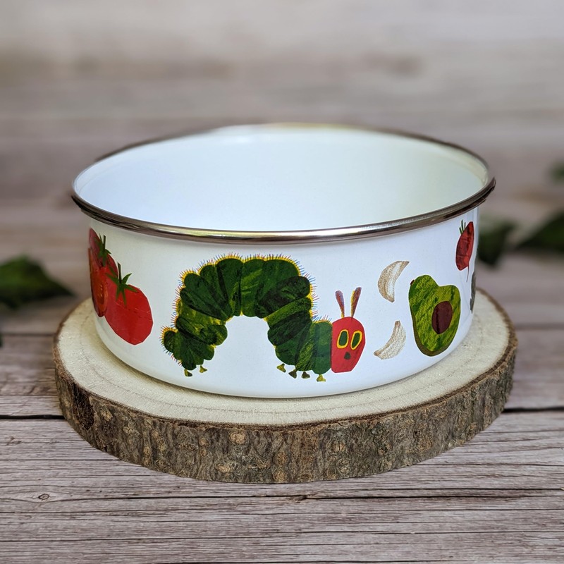 Robert Frederick Very Hungry Caterpillar Enamel Bowl