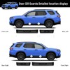 YOJOJOCO 4PCS Door Sill Protector for Honda Pilot 2025 2024