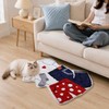TRUEDAYS Cute Bath Mat - Bathroom Rugs with Laundry Clothes