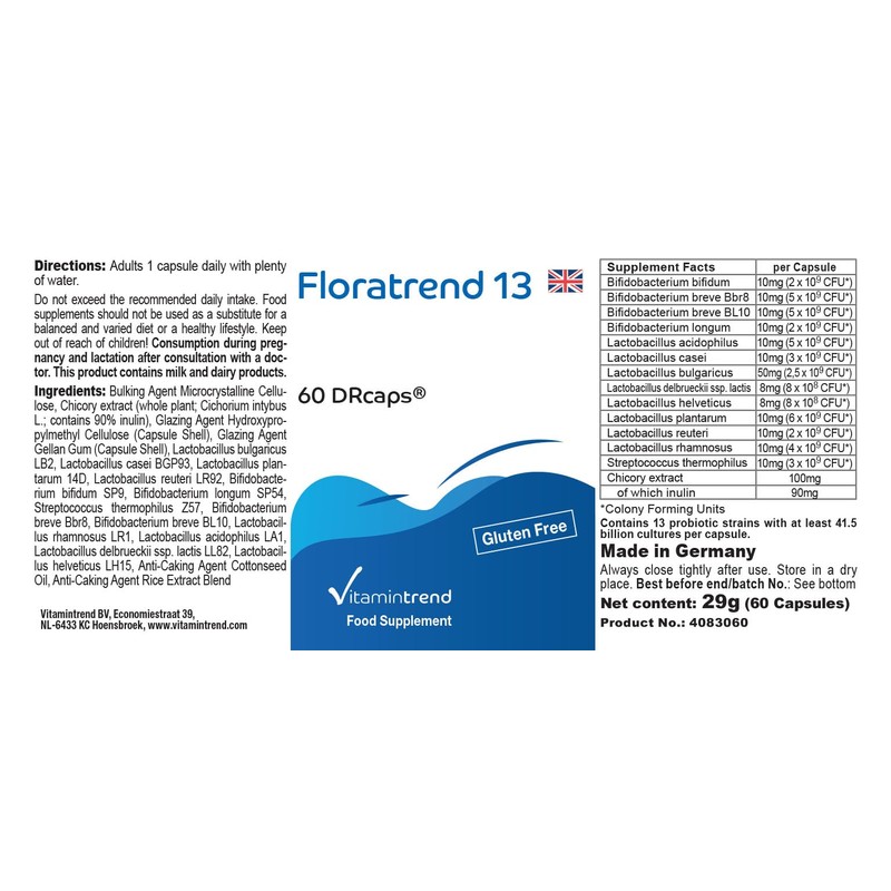 Floratrend 13 - Culture Complex with 41.5 billion CFU -