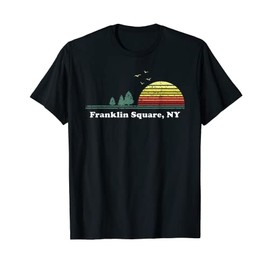 Vintage Franklin Square, North Dakota Home Souvenir Print T-Shirt