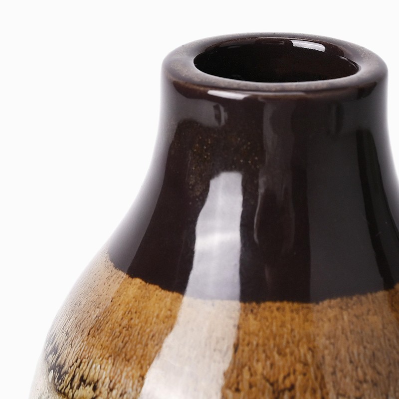 VICTOR&TERESA Vase Deko für Zuhause,Pfau Grün & Beige Porzellan blumenvase,vase