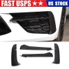 carcartrim-2022 Carbon fiber ABS Front Bumper Fog Light Lamp Trims