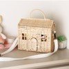 Handwoven Rattan House Storage Basket – Multi-Use Organizer with Handle