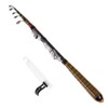 1.2M 3.94FT Telescopic Fishing Rod Travel Spinning Lure Rod Raft