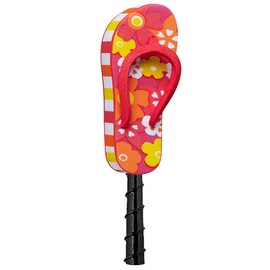 Tenna Tops Summer Beach Flip Flop Sandal Car Antenna Topper/Auto Mirror Dangler/Cute Dashboard Accessory (Hawaiian Red) (Fits Stubby Fat Style Antenna)