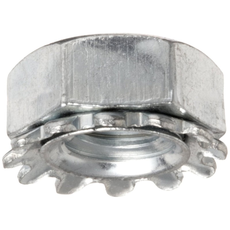 Steel Hex Nut, #4-40 Threads (Pack of 100)