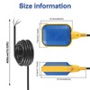 4M 13ft Cable Float Switch Water Level Controller for Tank