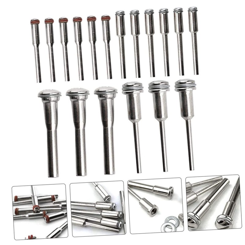 SEWACC 26Pcs Shanks Cutting Disc Holder for Rotary Tools Screw