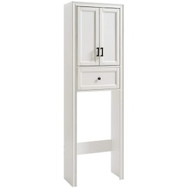 Crosley Furniture Tara Space Saver Bathroom Cabinet, Vintage White