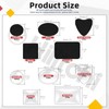 Hilitchi 72Pcs Fridge Magnets Craft Set Magnets Craft with Adhesive