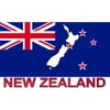 CafePress New Zealand Flag (Labeled) Rectangle Magnet, 3"x2" Refrigerator Magnet