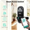 UMIK UMIKSMART Smart Fingerprint Door Lock with Handle, Keyless Front