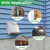 6 Inch Wall Vent Cover,Exterior Wall Vent Hood with Screen