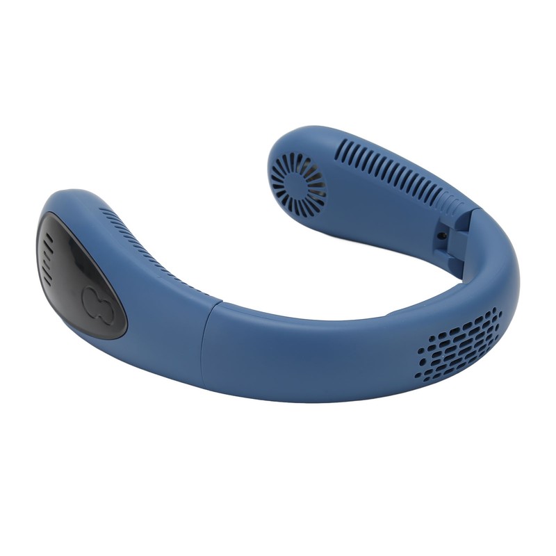 Bladeless Neck Fan USB Charging LED Digital Display 3 Speeds