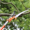 VEVOR Manual Pole Saw, 7.3-27 ft Extendable Tree Pruner, Sharp