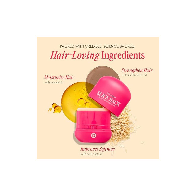 Grande Cosmetics GrandeHAIR Taming Stick with Castor Oil for Smooth