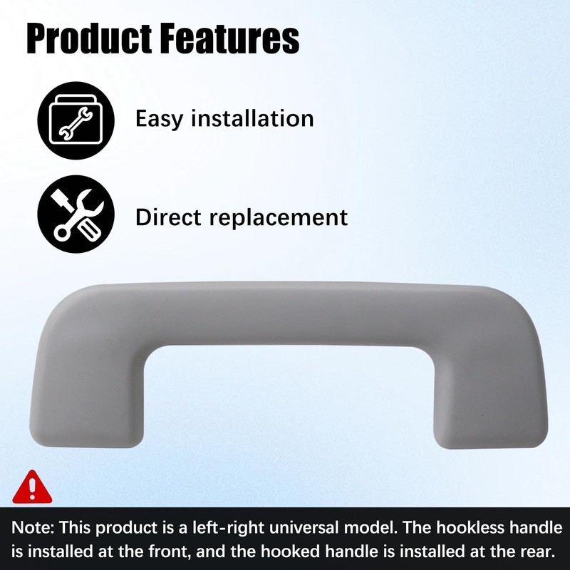 Shtuomoland Front Inner Roof Pull Handle Grab Auto Interior Ceiling