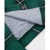 Women's Button Down Flannel Shirt Hoodies Jacket Thermal Fleece Lined
