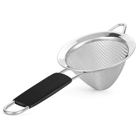 Kafoor Fine Mesh Strainer - 3.3 Inch Conical Sieve - Tea Strainers for Loose Tea, Coffee Strainer, Food Strainer, Juice Strainer, and Much More!